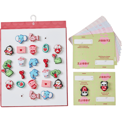 Valentines Day Card 26 Pack Jibbitz™ charms - Crocs for sale
