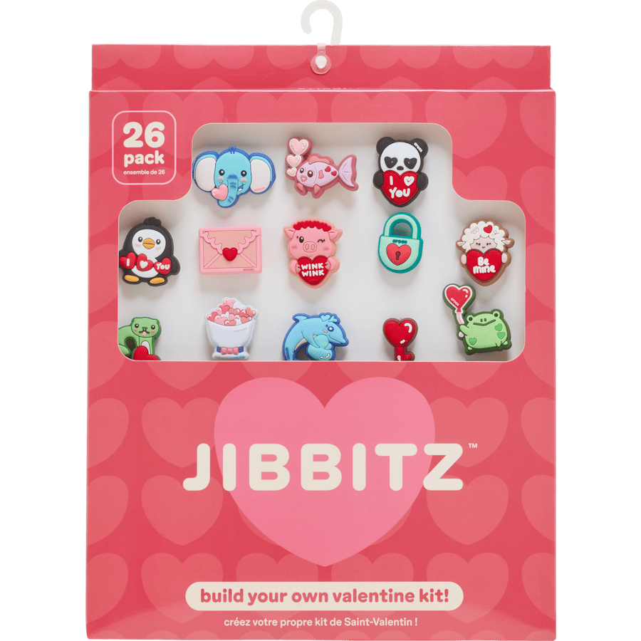Valentines Day Card 26 Pack Jibbitz™ charms - Crocs for sale