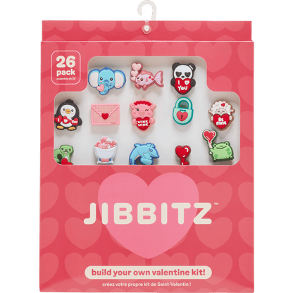 Valentines Day Card 26 Pack Jibbitz™ charms - Crocs for sale