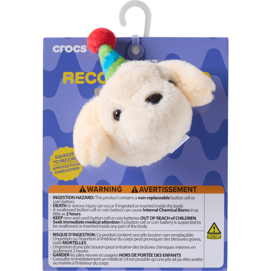 Record Your Own Sound Birthday Jibbitz™ charms - Crocs US