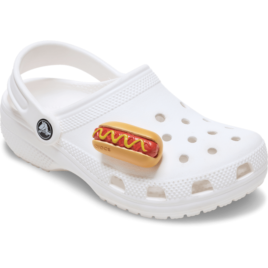 Hot Dog Dipped in Mustard Jibbitz™ charms - Crocs online