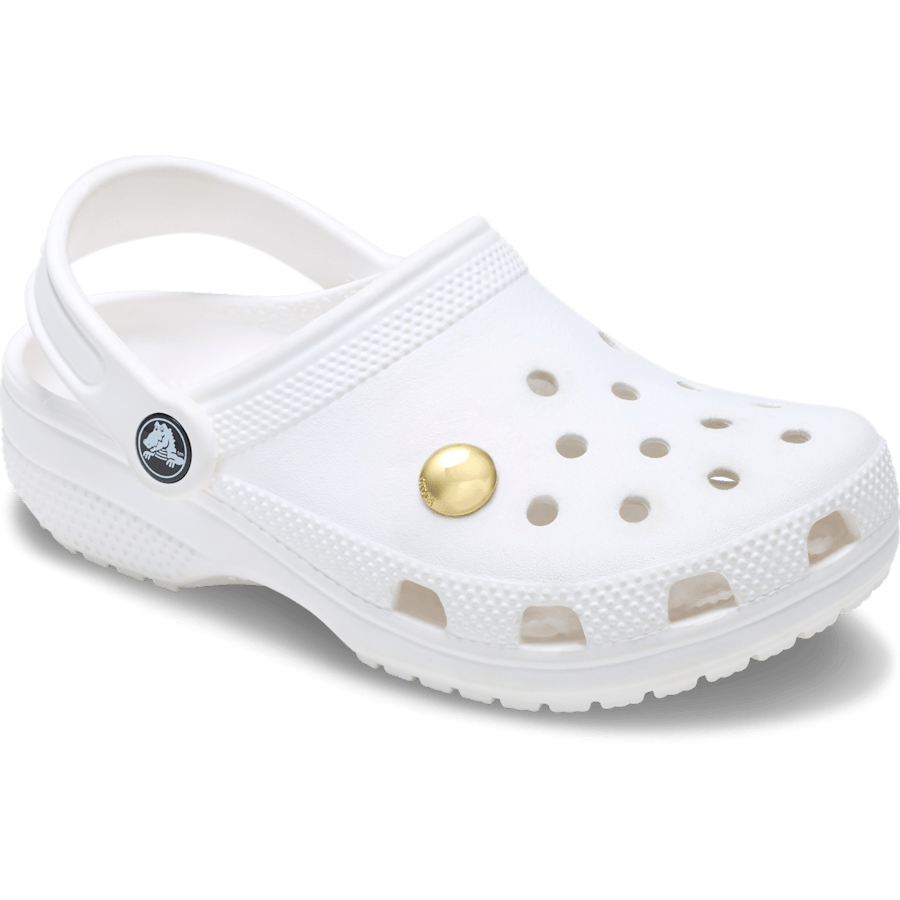 Large Gold Circle Stud Jibbitz™ charms - Crocs online