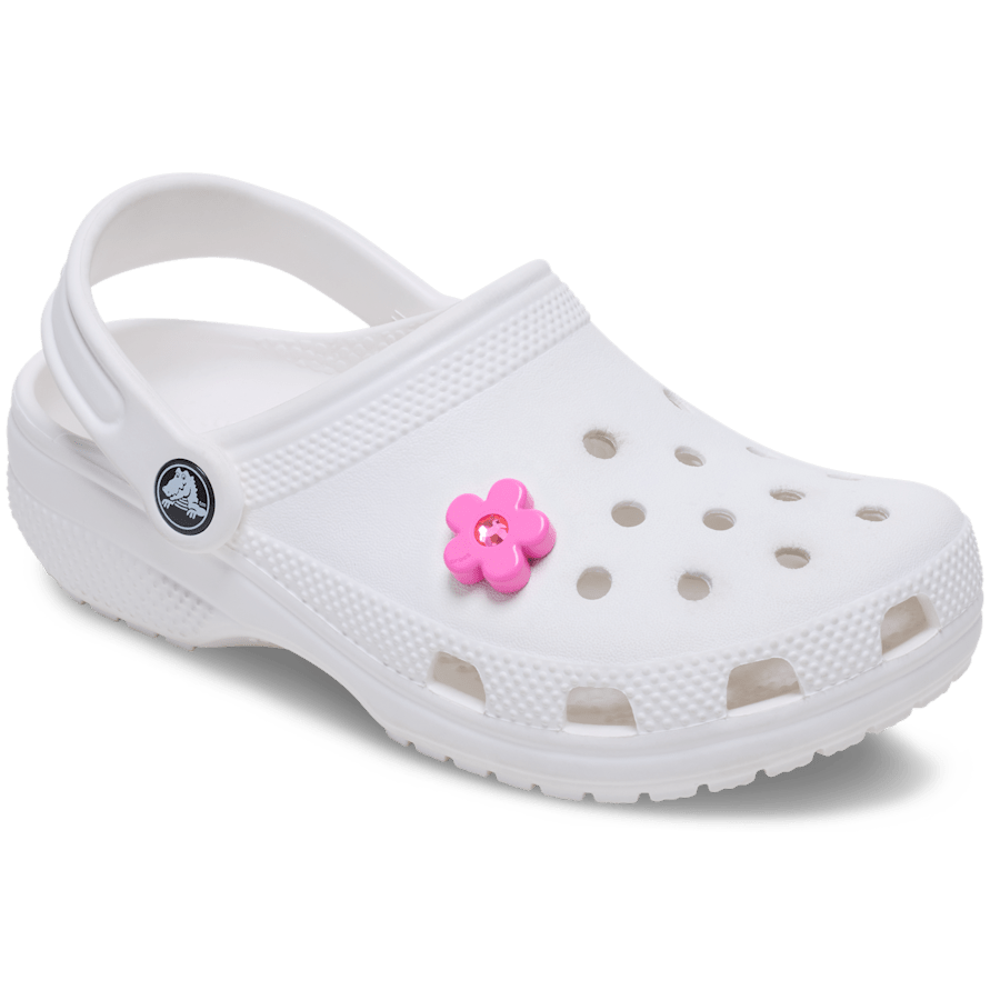Bright Pink Flower With Gem Jibbitz™ charms - Crocs near me