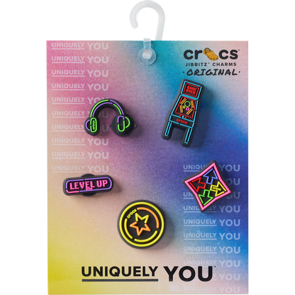 Level Up Gamer 5 Pack Jibbitz™ charms - Crocs for sale