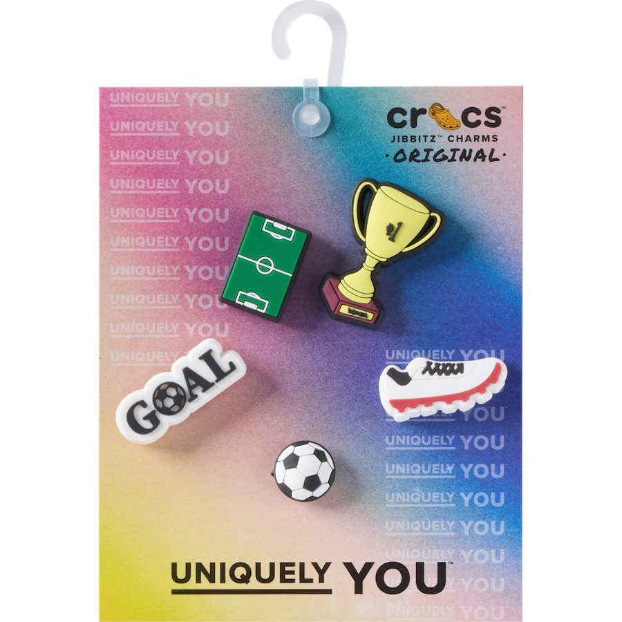 Soccer Star 5 Pack Jibbitz™ charms - Crocs US