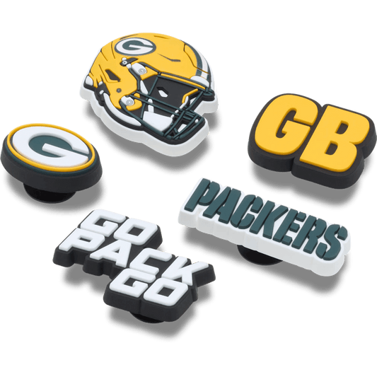 NFL Green Bay Packers 5 Pack Jibbitz Shoe Charm - Crocs US