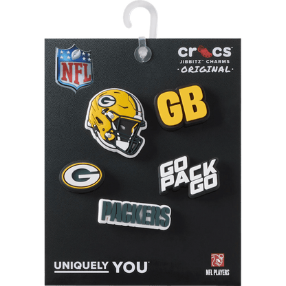 NFL Green Bay Packers 5 Pack Jibbitz Shoe Charm - Crocs US