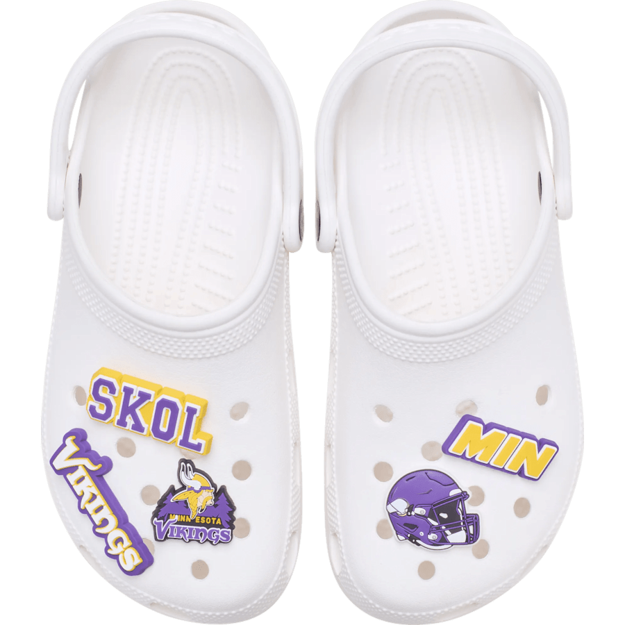NFL Minnesota Vikings 5 Pack Jibbitz Shoe Charm - Crocs sale