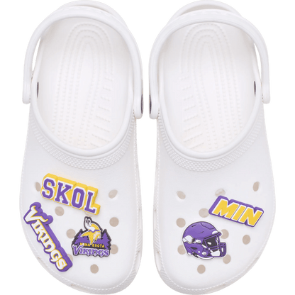 NFL Minnesota Vikings 5 Pack Jibbitz Shoe Charm - Crocs sale