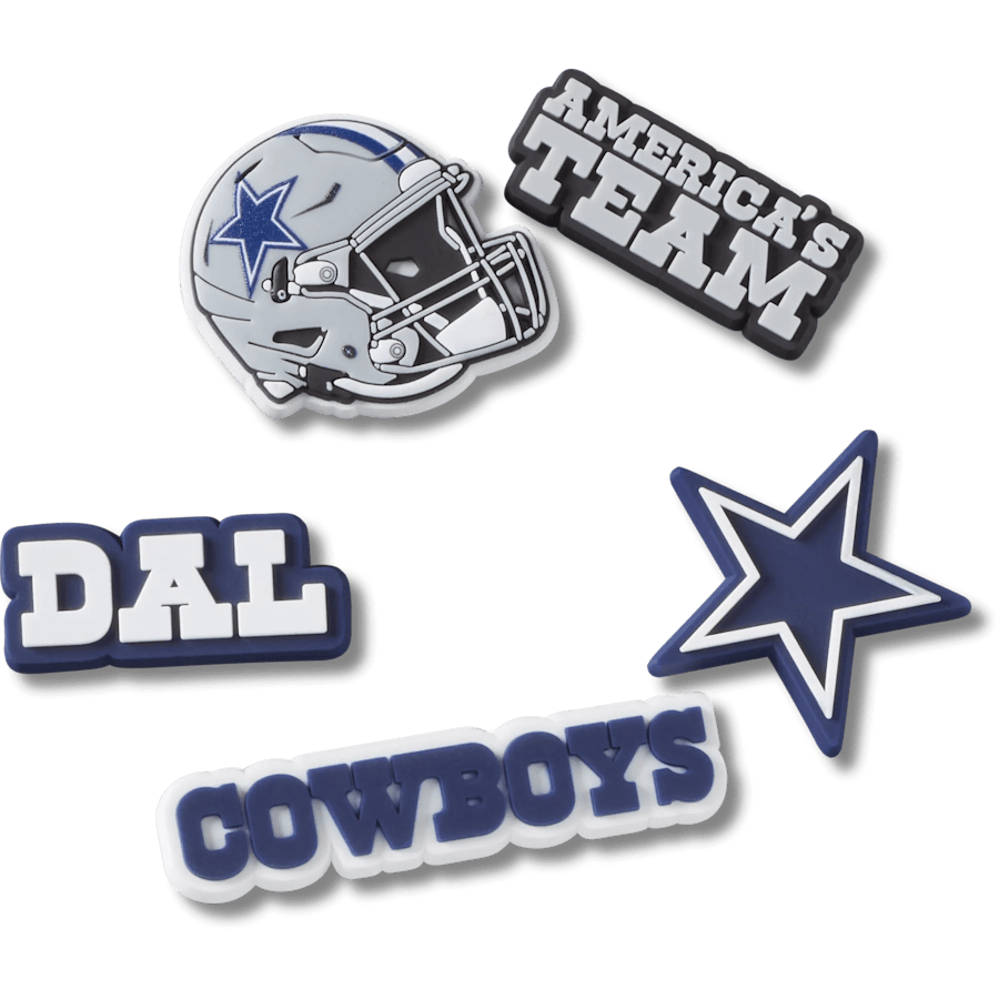NFL Dallas Cowboys 5 Pack Jibbitz Shoe Charm - Crocs US