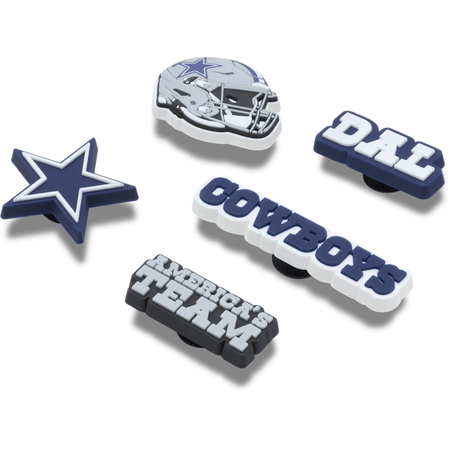 NFL Dallas Cowboys 5 Pack Jibbitz Shoe Charm - Crocs US