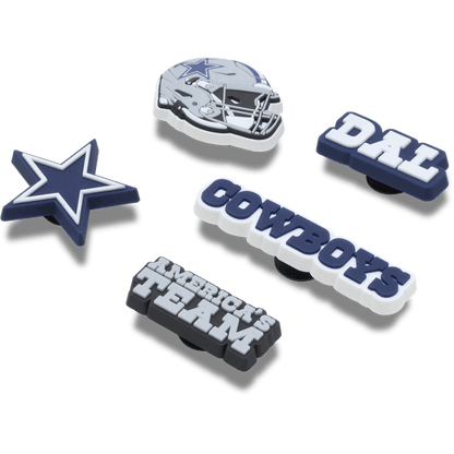 NFL Dallas Cowboys 5 Pack Jibbitz Shoe Charm - Crocs US