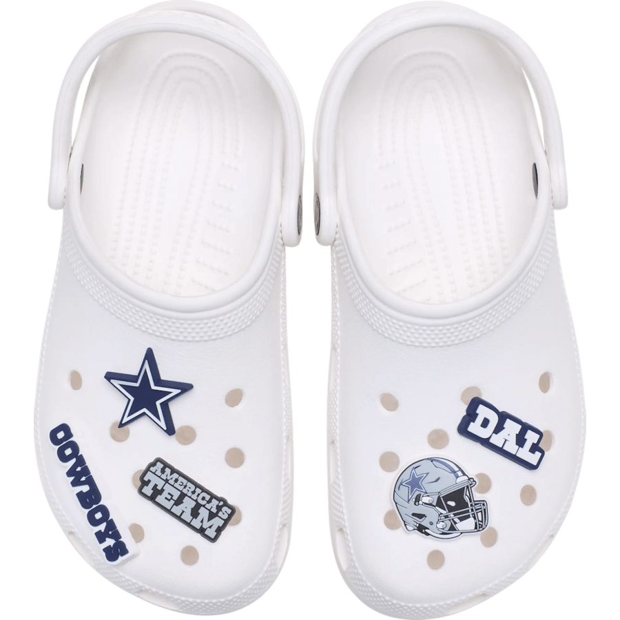 NFL Dallas Cowboys 5 Pack Jibbitz Shoe Charm - Crocs US