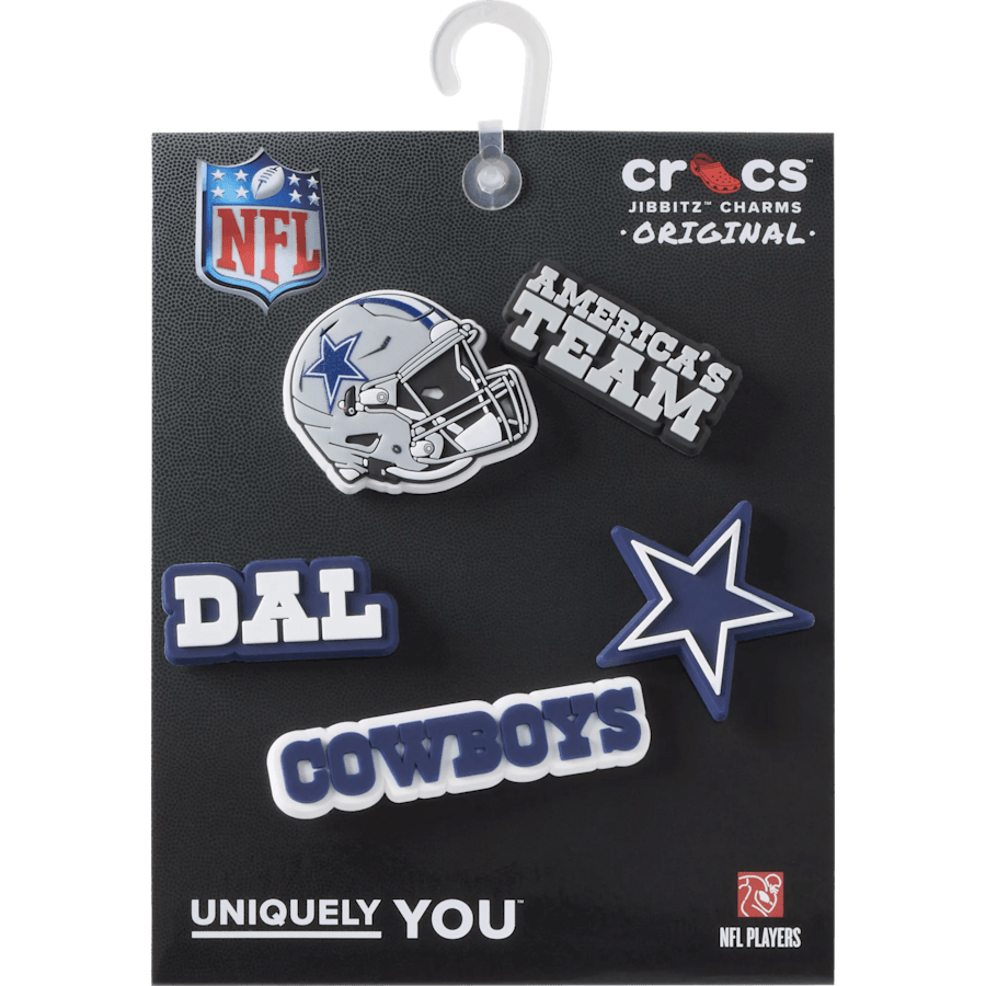 NFL Dallas Cowboys 5 Pack Jibbitz Shoe Charm - Crocs US