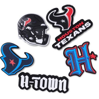 NFL Houston Texans 5 Pack Jibbitz Shoe Charm - Crocs US