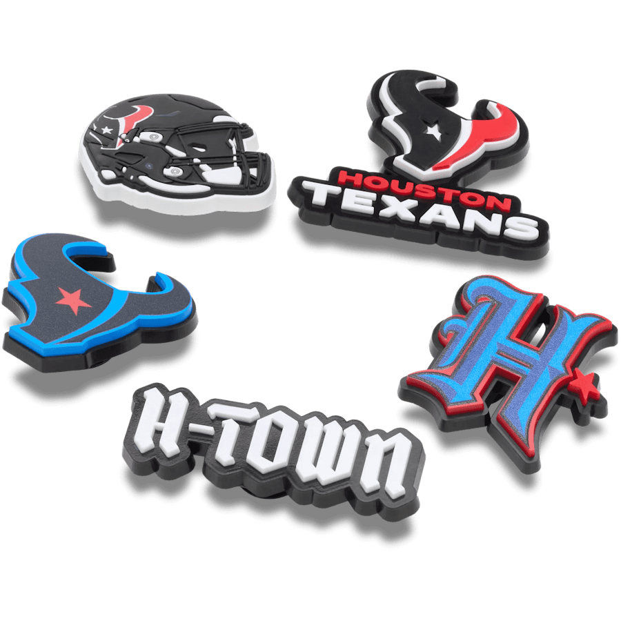 NFL Houston Texans 5 Pack Jibbitz Shoe Charm - Crocs US