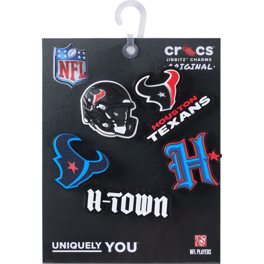 NFL Houston Texans 5 Pack Jibbitz Shoe Charm - Crocs US