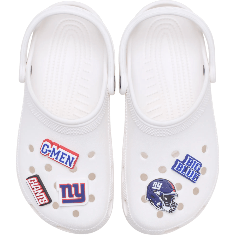 NFL New York Giants 5 Pack Jibbitz Shoe Charm - Crocs outlet