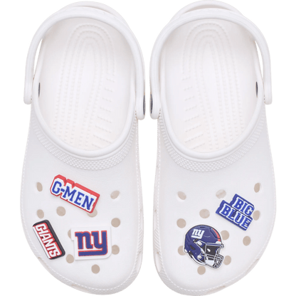 NFL New York Giants 5 Pack Jibbitz Shoe Charm - Crocs outlet