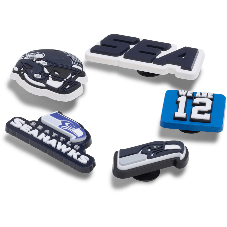 NFL Seattle Seahawks 5 Pack Jibbitz Shoe Charm - Crocs online
