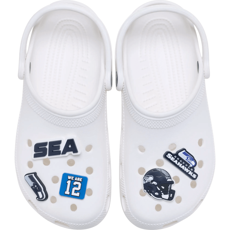 NFL Seattle Seahawks 5 Pack Jibbitz Shoe Charm - Crocs online