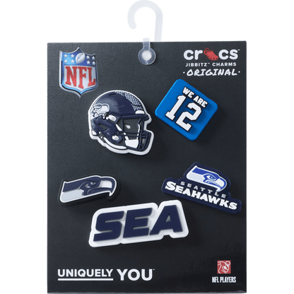 NFL Seattle Seahawks 5 Pack Jibbitz Shoe Charm - Crocs online