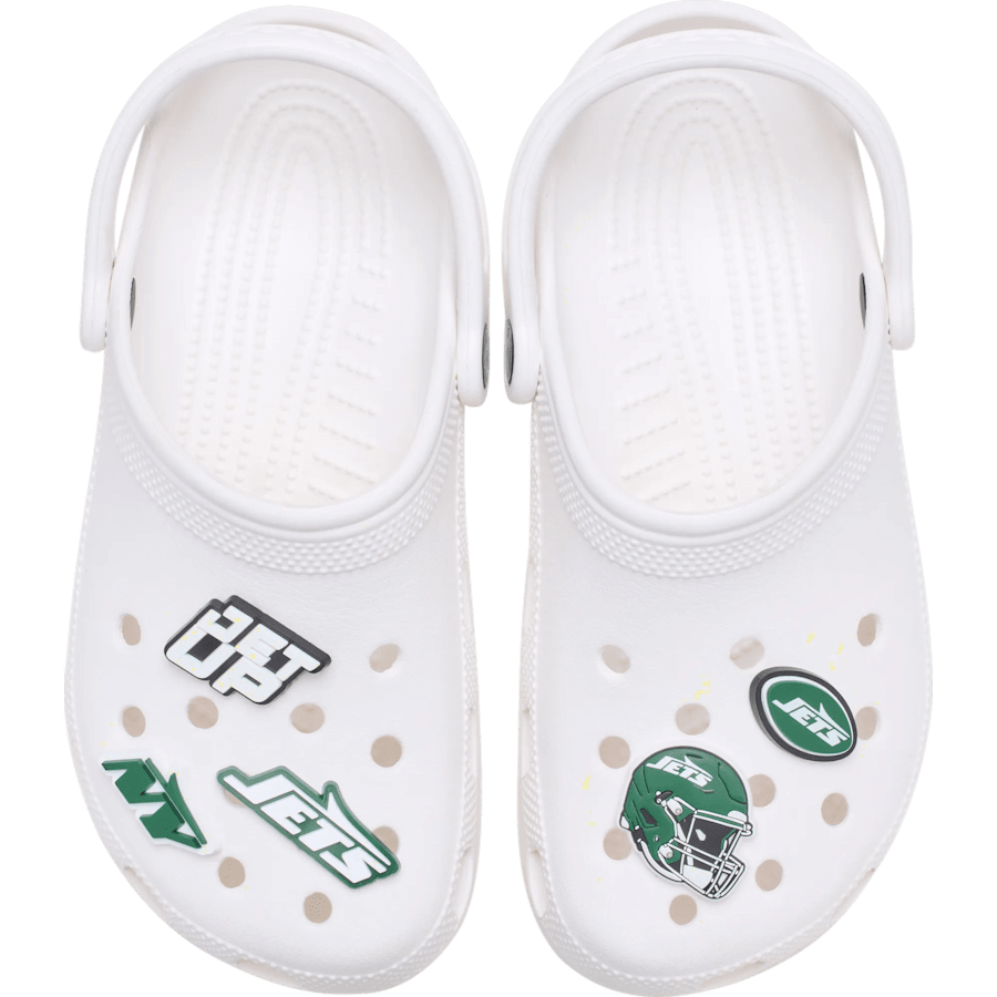 NFL New York Jets 5 Pack Jibbitz Shoe Charm - Crocs US