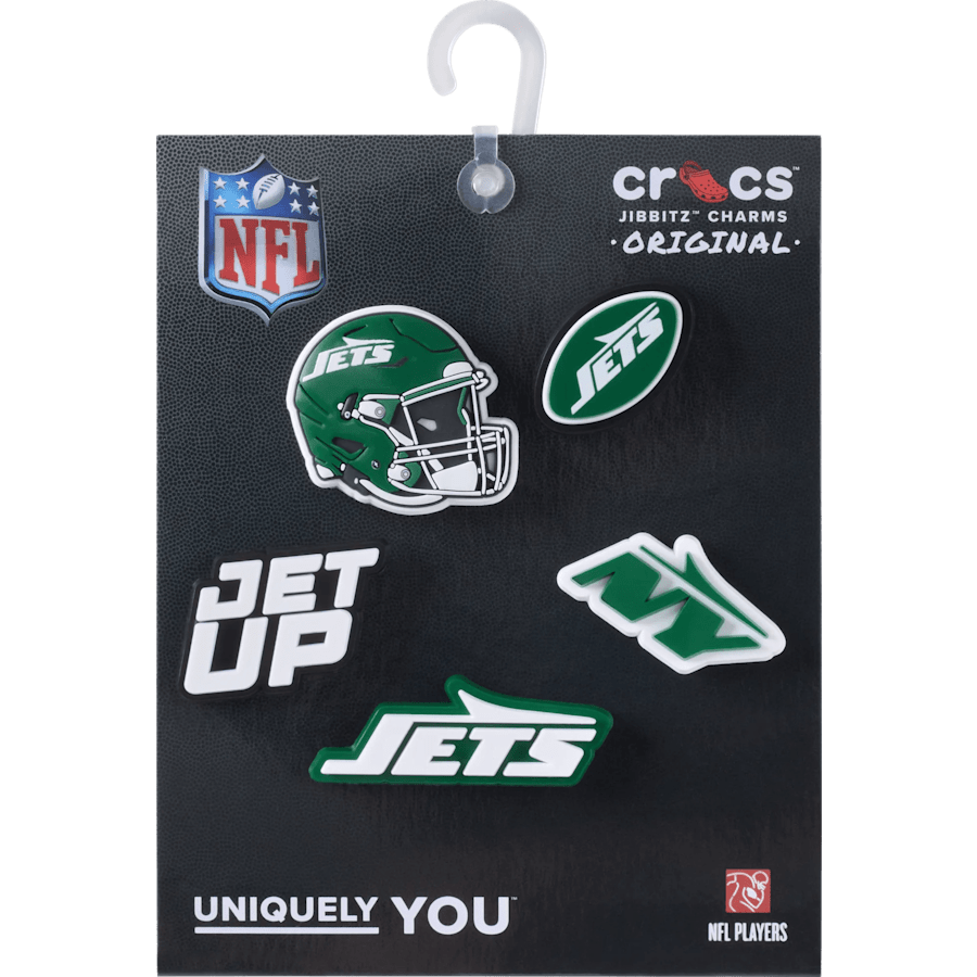 NFL New York Jets 5 Pack Jibbitz Shoe Charm - Crocs US