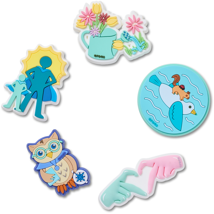 Got Your Back 5 Pack Jibbitz™ charms - Crocs online
