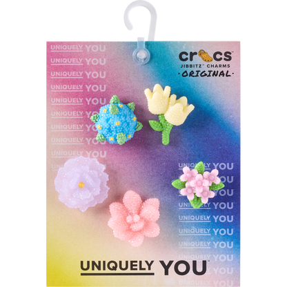 Beaded Flowers 5 Pack Jibbitz™ charms - Crocs US
