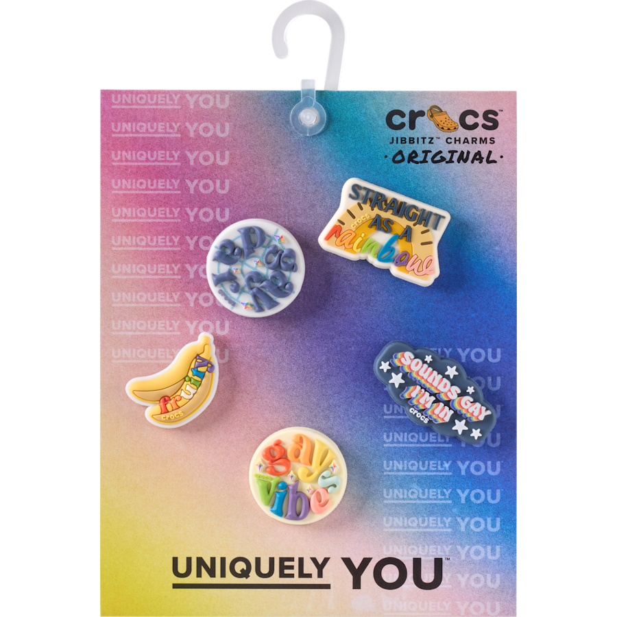Irreverent Pride 5 Pack Jibbitz™ charms - Crocs US