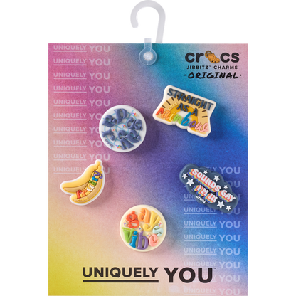Irreverent Pride 5 Pack Jibbitz™ charms - Crocs US