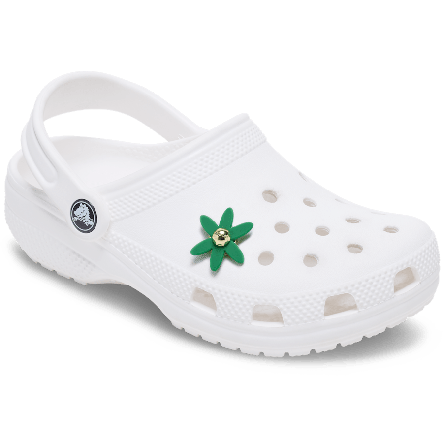 Retro Green Spinner Flower Jibbitz™ charms - Crocs on sale
