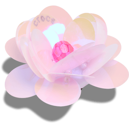 Sequin Pink Flower Jibbitz™ charms - Crocs near me
