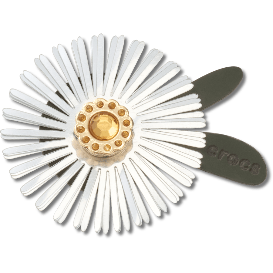 Silver Sequin Flower Jibbitz™ charms - Crocs online