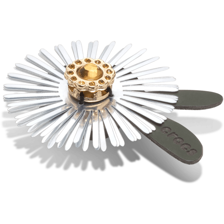 Silver Sequin Flower Jibbitz™ charms - Crocs online