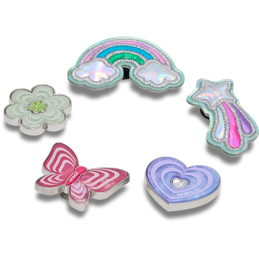 Funky Girly Icons 5 Pack Jibbitz™ charms - Crocs on sale