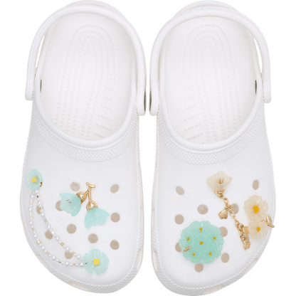 Blue Dainty Floral 5 Pack Jibbitz™ charms - Crocs sale