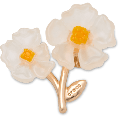 White Floral Blossom Jibbitz™ charms - Crocs sale