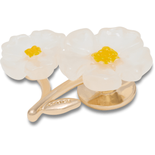 White Floral Blossom Jibbitz™ charms - Crocs sale
