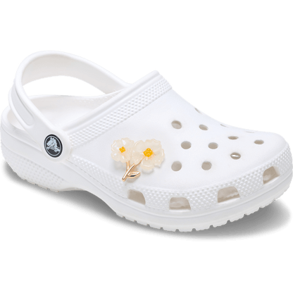 White Floral Blossom Jibbitz™ charms - Crocs sale