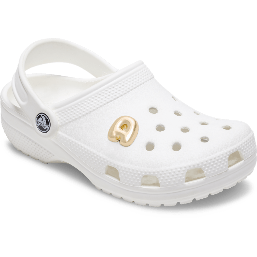 Gold Bubble Letter A Jibbitz™ charms - Crocs outlet