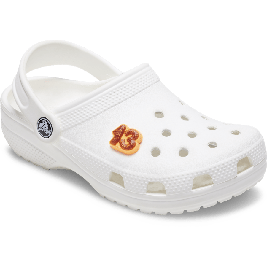 Orange Sparkly Number 13 Jibbitz™ charms - Crocs on sale