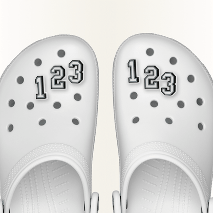 Number 0-9 Jibbitz Shoe Charm - Crocs for sale