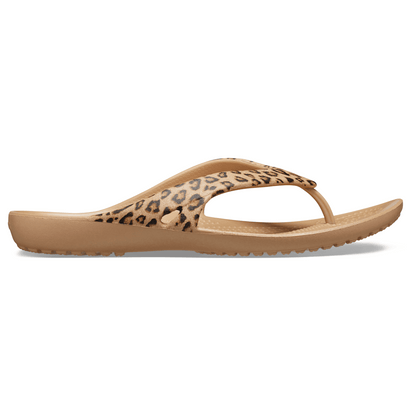 Women's Kadee II Leopard Flip - Crocs sale