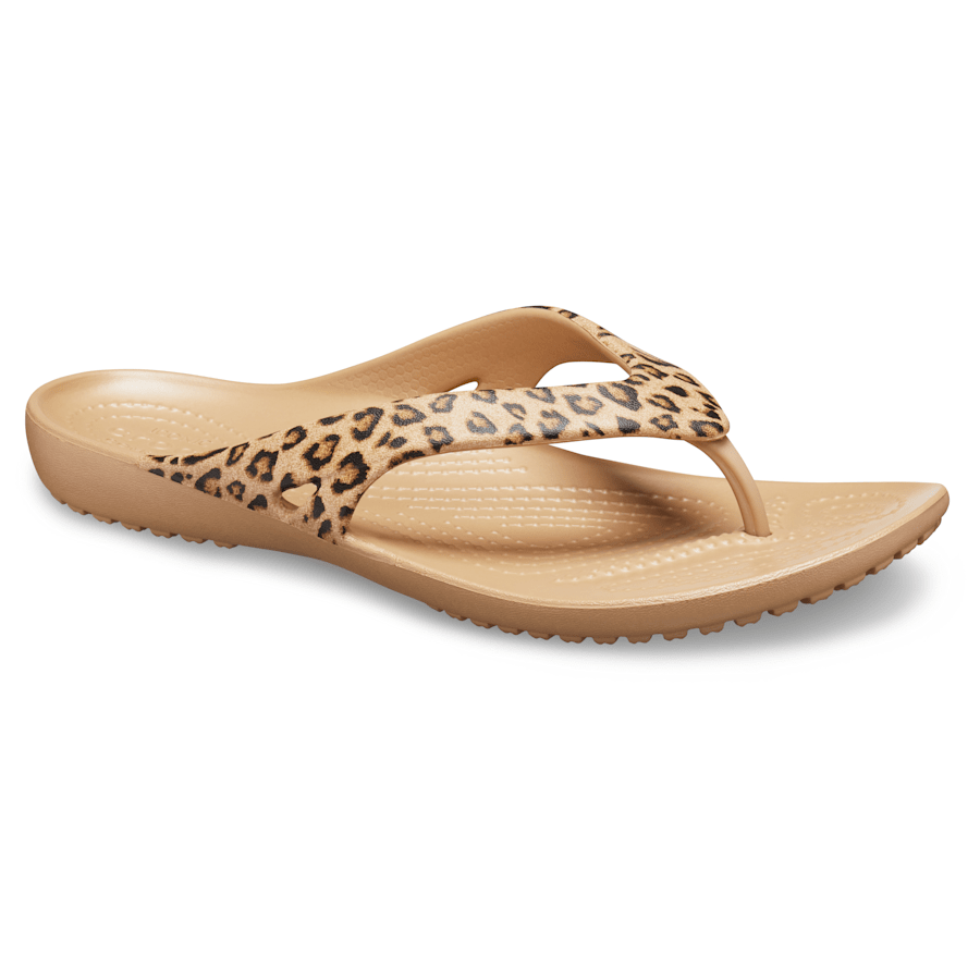Women's Kadee II Leopard Flip - Crocs sale