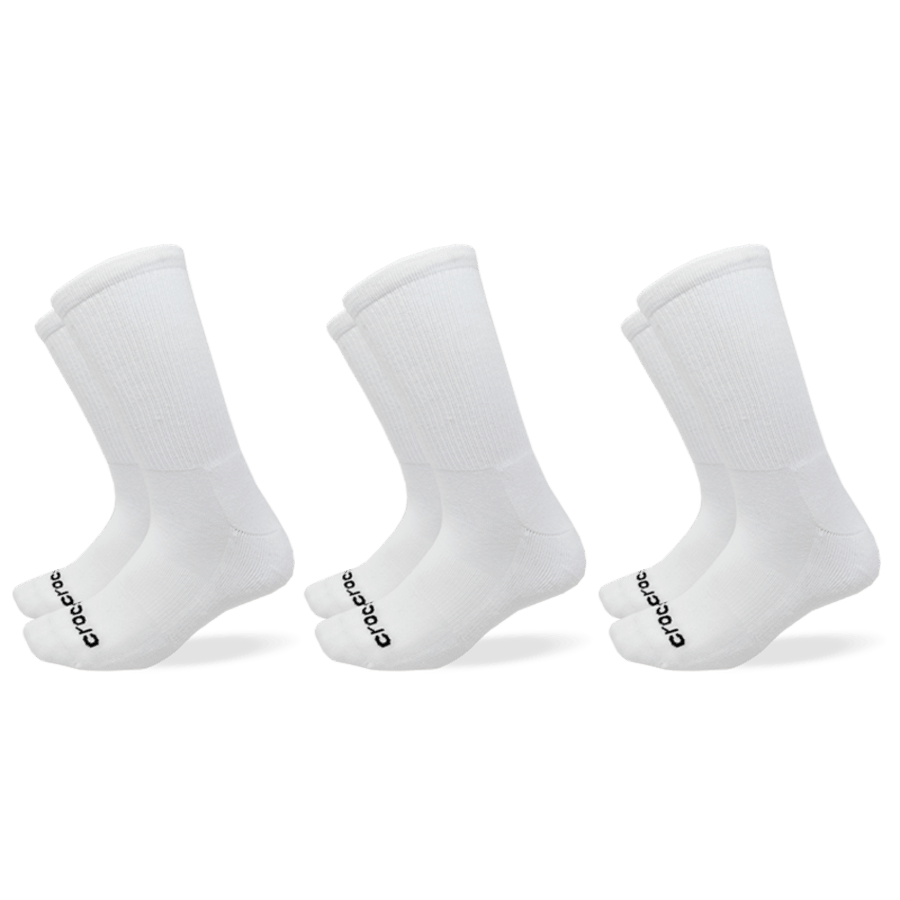 CrocsSocks Crew Texture Logo 3PK - Crocs on sale