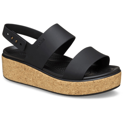Brooklyn Cork Low Wedge - Crocs discount