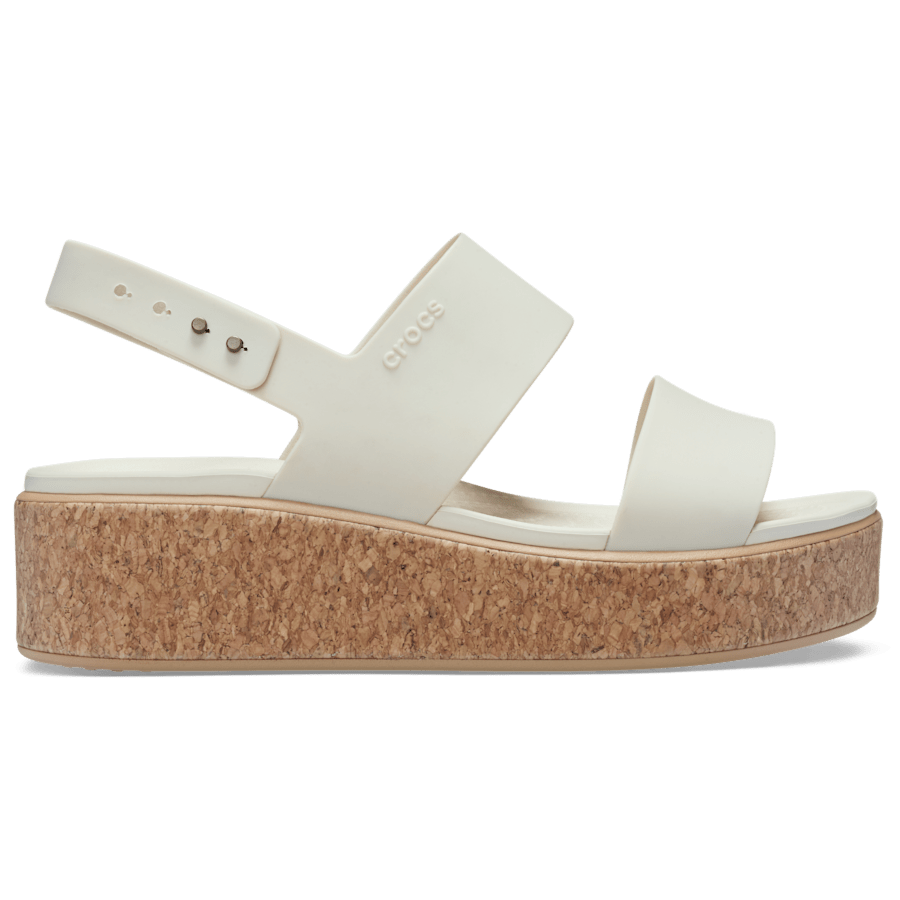 Brooklyn Cork Low Wedge - Crocs discount