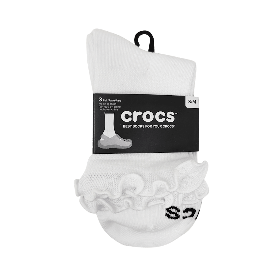 CrocsSocks Ruffle Ankle 3 PK - Crocs outlet